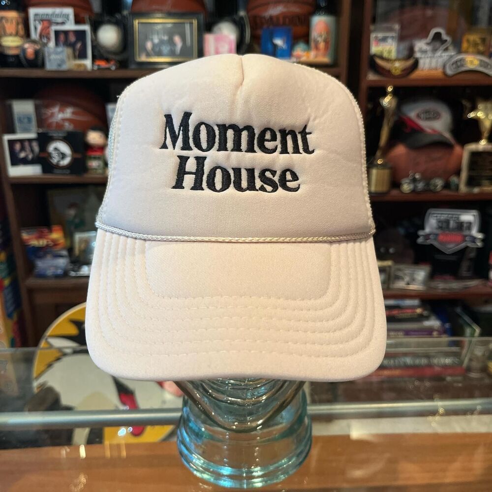 Drew Men's Pink and Cream Hat